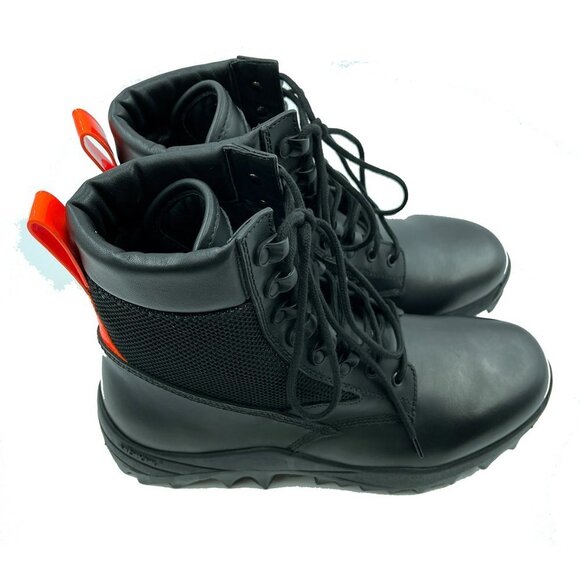MCM High Top lace Up Black Military Boots - Picture 3 of 8